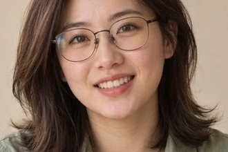 Edited result: Natural correction of minor blemishes and uneven tone