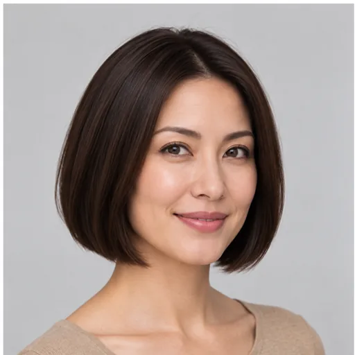 经典波波头 — 图片为示意素材,实际生成效果取决于上传照片,可能有所差异。